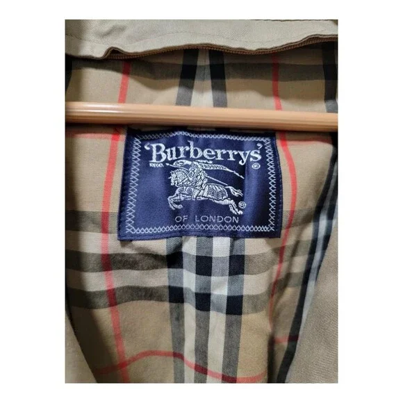 BURBERRY sizeL Trench Coat Liner Belt Nova Check Beige SizeL